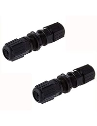 anmbest 2 piezas M20 RJ45 conector de cable LAN Ethernet CAT5 5e 6 8P8 °C Conector IP67 impermeable al aire última intervensión de doble cabeza LAN Adaptador de acoplador hembra a hembra