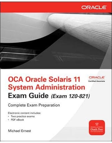 Amazoncom Oca Oracle Solaris 11 System Administration Exam - 
