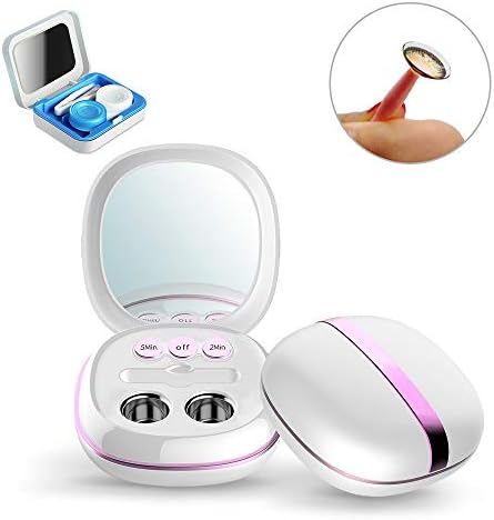 Portable Ultrasonic Contact Lens Cleaner, Colored Contact Lenses Case Travel Kit Faster Cleaning Daily Care