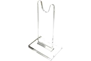 Clearco Single Clear Acrylic Sword Stand, individual units for displaying angled or straight Antique and collectible swords. Order TWO (6 Inch)
