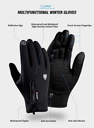Black winter anti-heat driving gloves by Honyar, priced at $15.99.