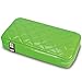 BUBM CD Case 32 Capacity CD/DVD Carrying Case DVD Storage Organizer Case VCD Wallets (Green-L)