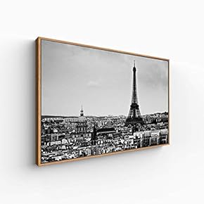 Canvas Wall Art for Living Room, Bedroom Black and White Construction Framed Canvas Prints for Home Decoration Ready to Hang - 16x24 inches