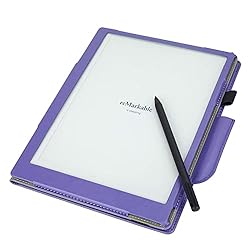 KuRoKo Book Folio Case Cover with Hand Strap and