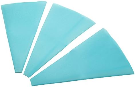 CKBAKIE Silicone Pastry Bag, 3pcs/16" Reusable Icing Piping Bag Frosting Bag Baking Cake Decorating Bag AK01301 (16")