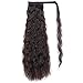 AISI BEAUTY Curly Ponytail Extension Clip Magic Paste in Ponytail for Women Synthetic Wavy Wrap Around Ponytail Extension Clip in Hairpiece and Ponytail (22 Inches,2/33#)