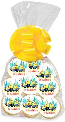 24pack Minions (Despicable Me) Party Favor / Gift Decorated Sugar Cookies