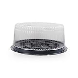 10 Inch Round Plastic Cake Carrier Box with 2-3