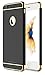 Black Parrot iPhone 6S Case 3 In 1 Ultra Thin and Slim Hard Case Coated Non Slip Matte Surface with Electroplate Frame for Apple iPhone 6 (4.7