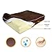 5.5 Inch Thick High Grade Orthopedic Memory Foam Dog Bed With Pillow and Easy to Wash Removable Cover with Anti-Slip Bottom. Free Waterproof Liner Included - for Large Breed Dogs