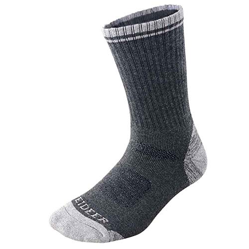 image for Men's Hiking Walking Socks, FEIDEER 2-Pack Wicking Cushioned Outdoor R