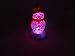 LED Color Changing Snowman with red hat and Scarf