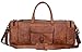 30 Inch Large Leather Duffel Travel Duffle Gym Sports Overnight Weekender Bag (Single Pocket)