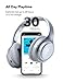 TaoTronics Active Noise Cancelling Headphones [Upgraded] Bluetooth Headphones SoundSurge 60 Over Ear Headphones Wireless Headphones Deep Bass, Quick Charge, 30H Playtime for Travel Work Cellphone
