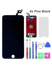RSTH Reemplazo de marco de pantalla digitalizador táctil LCD ensamblaje para iPhone 6 4.7" sustitución, kit de reparación (negro)