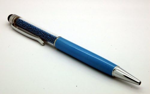 MICASA® Multiple Purpose Stylus/Styli Pen with colorful beads available in Silver/Pink/Blue/Gold/Green/Black/Purple for the Touchscreen of Smartphones and Tablets (iPhone 5/4s/4/3Gs/3G, iPad 1/2/3/4, iPad Mini, Samsung S4/S3/Note/Note II, Samsung Galaxy Tab, Motorola, LG, HTC, Blackberry) (Blue)