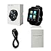Yuntab Mobile U8 Watch SmartWatch Bluetooth 3.0 Silicone Wristband for Apple iOS smartphone iphone 4 / 4S / 5 / 5C / 5S / 6 Android Samsung S2 / S3 / S4 / Note 2/3 Note HTC Nokia (Black)