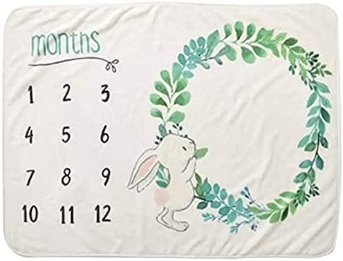 SKEIDO Large Size Photo Props Super Soft Fleece Monthly Baby