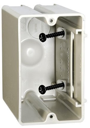 ALLIED MOULDED SB-1 New and Old Work Adjustable Single Gang Electrical Box