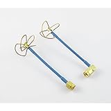 Anbee FPV 5.8Ghz Circular Polarized Clover Leaf Antenna High Gain Aerial Set RP-SMA Female Plug