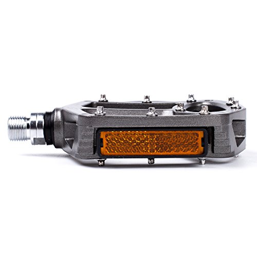 Bike Pedal Injection Magnesium Alloy Body Cr-Mo Machined 9/16" Screw Thread Spindle Ultra DU/Sealed bearings