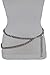 TrendyFashionJewelry TFJ Women Narrow Belt Hip High Waist Silver Metal Chunky Chain Strands XS S M