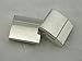 KONMAY 5 Sets Antique Silver 20.0X3.0mm Glue-in Style Magnetic Jewelry Clasps for Bracelet Making
