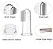 Baby Finger Toothbrush,6 Pack Baby Food Grade Silicone Toothbrush With Case Set for Infant &Toddlers, Toothbrush Teether and Oral Massager ,Lideemo.