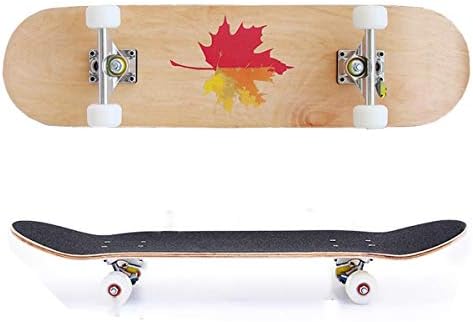 Chinqueeny スケートボード スケボー コンプリート 大人用 32インチ ロングボード 初心者 プロ バランス育成 無地 誕生日 プレゼント