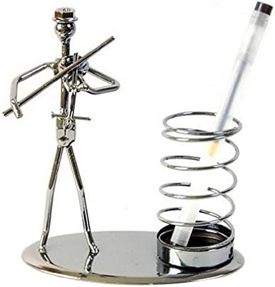 GC Wrought Iron Art Gift Cello band Style Pen Holder D003