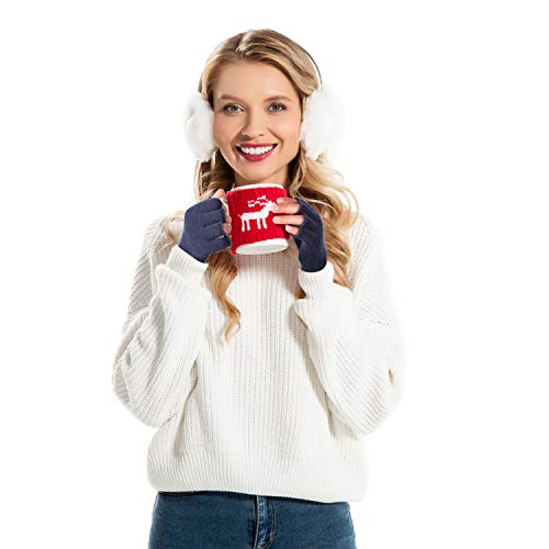 SATINIOR 3 Paar Halb Fingerhandschuhe Winter Fingerlose Handschuhe Strickhandschuhe für Männer Frauen – Bild 6