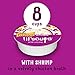 Purina Friskies Grain Free Lickable Cat Food Toppers Lil’ Soups With Shrimp in a Velvety Chicken Broth - (Pack of 8) 1.2 oz. Cups
