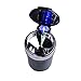 ABy Portable Car Cigarette Smokeless Ashtray Holder Tray with Cool Blue LED Light