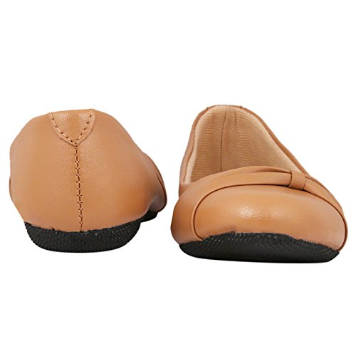 footshez women's tan casual bellies