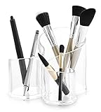 Twing Acrylic Clear Wave Shape Makeup Holder, 0.5 Pound