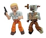 Diamond Select Toys Walking Dead Minimates Series 2: Andrea and Stabbed Zombie, 2-Pack