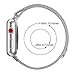 Cocos Compatible with Apple Watch Band Mesh Milanese Loop Stainless Steel Compatible with iWatch Band Compatible with Apple Watch Series 4 (40mm 44mm) Series 3 2 1 (38mm 42mm)