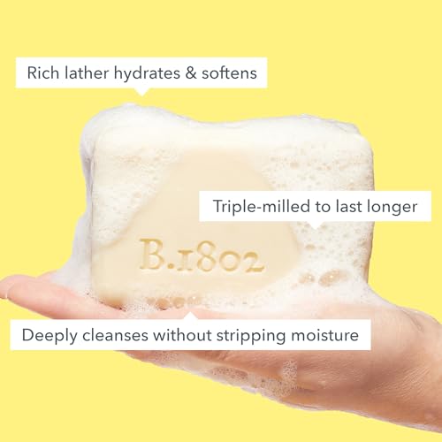 Beekman 1802 Goat Milk Soap – Moisturizing Hand & Body Soap Bar with Shea Butter & Botanical Oils, Triple-Milled, Non-Drying, Made for Sensitive Skin, Vanilla Absolute 9 oz