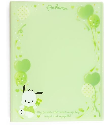 Amazon.com: Sanrio 549801 Pochacco Zippered 6-Pocket Clear File