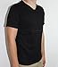 Clever Travel Companion Men's V Neck T Shirt with 2 Secret Hidden Pockets for Traveling | Pickpocket Proof Clothing for Men