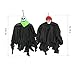 FiGoal Halloween Party Indoor and Outdoor Realistic Looking Decoration Set of 6 PCS 17in Hanging Ghost Haunted House Decor Accessories