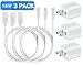 Charger, 5W 1A Certified Universal USB Travel Power Wall Adapter with [Heavy Duty] 3 FEET/ 1 METER Lightning to USB Cable iOS10 (3 Pack)
