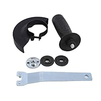 LANWF Black Cutting Machine Base Metal Wheel Guard Safety Protector Cover for Angle Grinder for Angle Grinder Grinding Machine Rack Tool Accessories