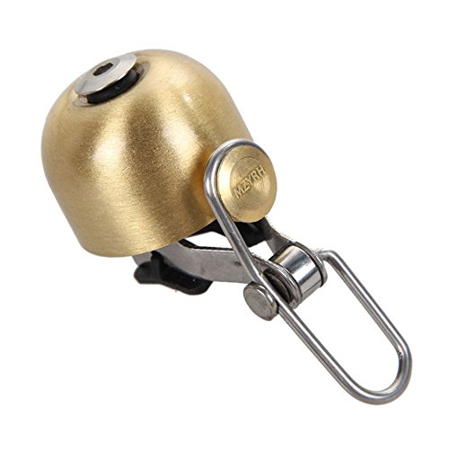 Vintage Bike Bell Cycling Horn For Mountain Bike Road Bike, Mini Retro Bicycle Ring Bell Bike Horn, Bell Ding Clear Loud, Easy To Install, Great Bike Accessories For Adults Girls Kids (copper) - Thumbnail 5
