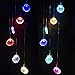 xxschy LED Solar Seashell Wind Chimes Outdoor - Waterproof Solar Powered LED Changing Light Color 6 Shells Mobile Romantic Wind-Bell for Home, Party, Festival Decor, Night Garden Decoration