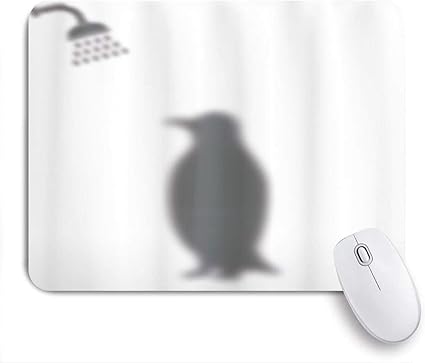Amazon Co Jp Patinisaマウスパッド シンプルな構成をシャワーする極地の動物のシルエットのペンギンイラスト ゲーミング オフィ良い 滑り止めゴム底 ゲーミングなど適用 マウス 用ノートブックコンピュータマウスマット Computers Peripherals