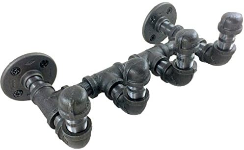 Urban Industrial Decor 4 Hook Pipe Coat Rack (4 Hook)