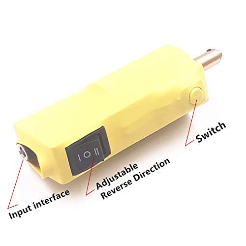 OCA Glue Remover Tool,Glue Electric Degummed Artifact Clean Device, Remove Glue Hand held Machine (Yellow)