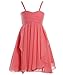 Fashion Plaza Girl's Short Chiffon Flower Girl Dress With Cascade Ruffle K0130