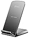 Seneo iPhone X Wireless Charger, Fast Wireless Chargers Stand Pad (Sleep-Friendly)for Samsung Galaxy Note 8 S8 S8 Plus S7 S7 Edge Note 5 S6 Edge Plus and Standard Charge for Apple iPhone X/8/8 Plus